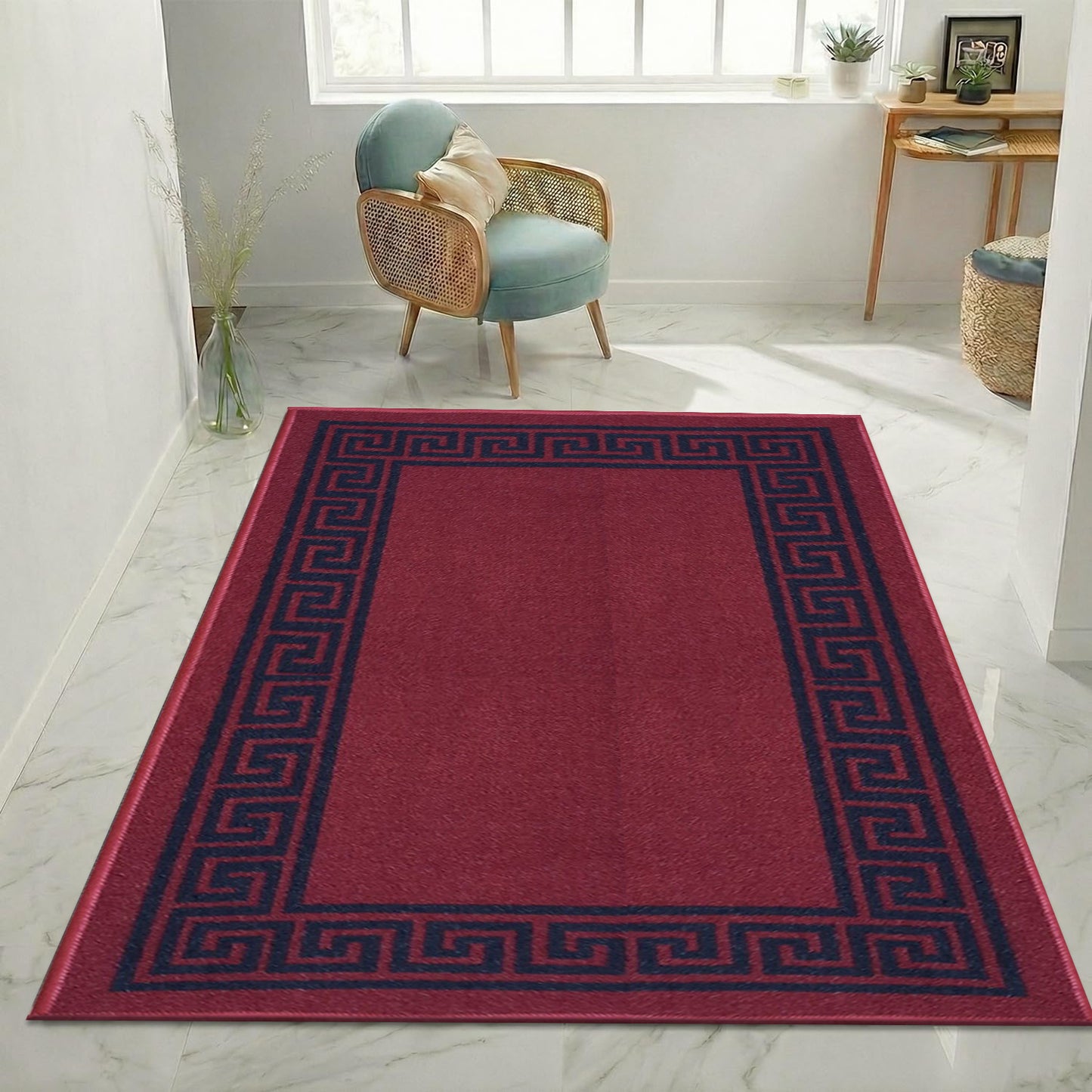 Greeky Non Slip Area rug door mat Hall Runner Rug Long Hallway Runner Kitchen Carpet Door Mats Floor Mats