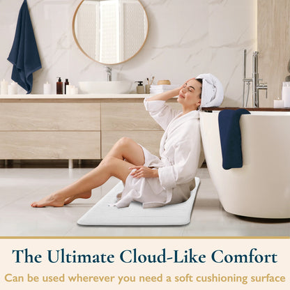 Non Slip Bath Mat Extra Large Bathroom Rug Water Absorbent Toilet Pedestal Mats