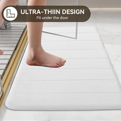Non Slip Bath Mat Extra Large Bathroom Rug Water Absorbent Toilet Pedestal Mats